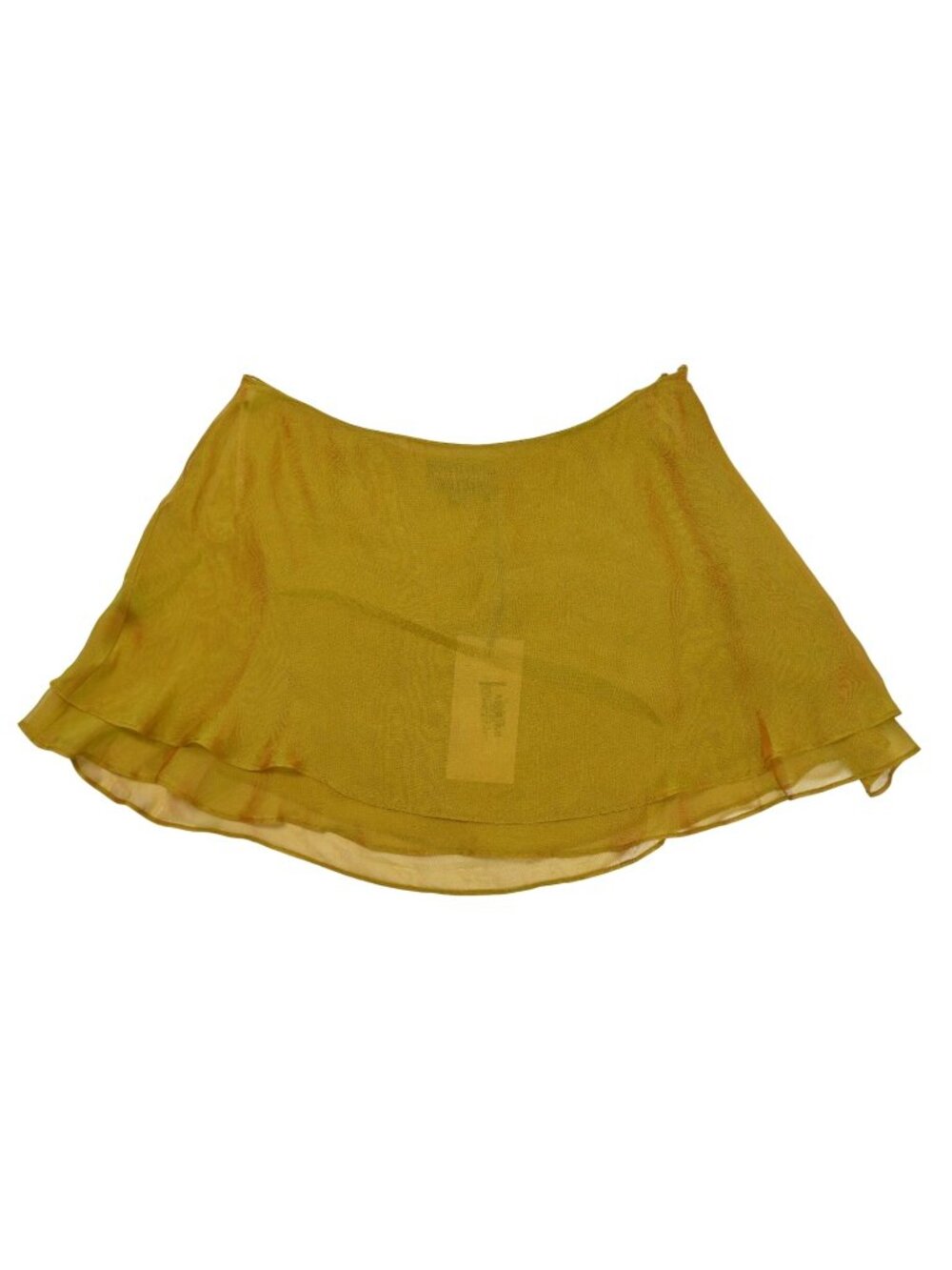 Retrofete Fable Chiffon Skirt in Iridescent Dijon